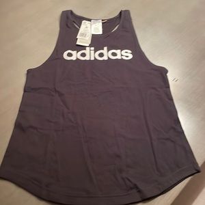 Women's black adidas tank top. Brand new with tags.